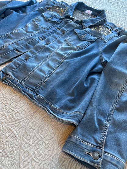 Gold Stars Denim Jacket [3X]