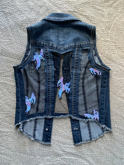 Denim Ghost Vest [S]