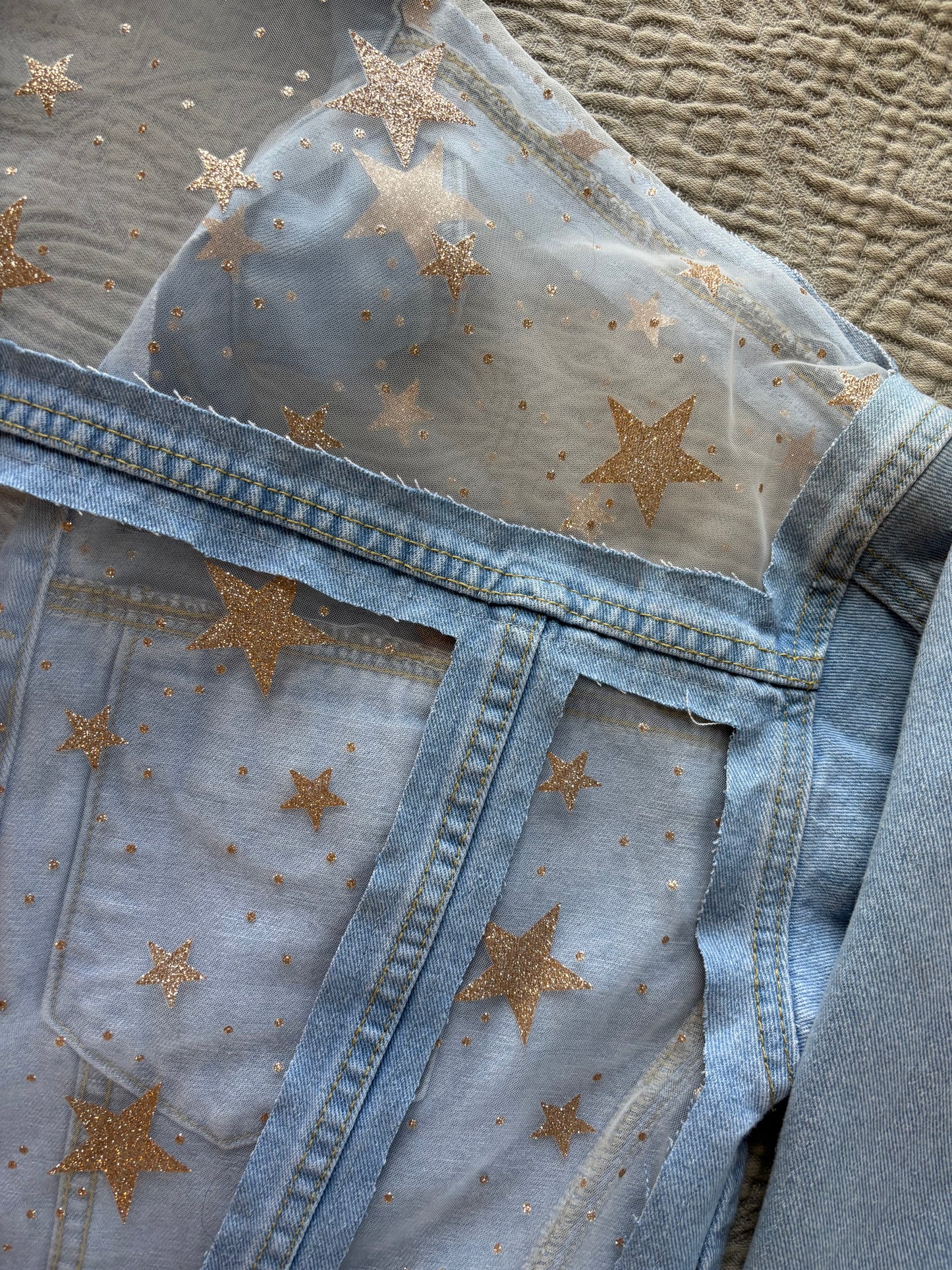 Light Wash Stars Jacket [XL]