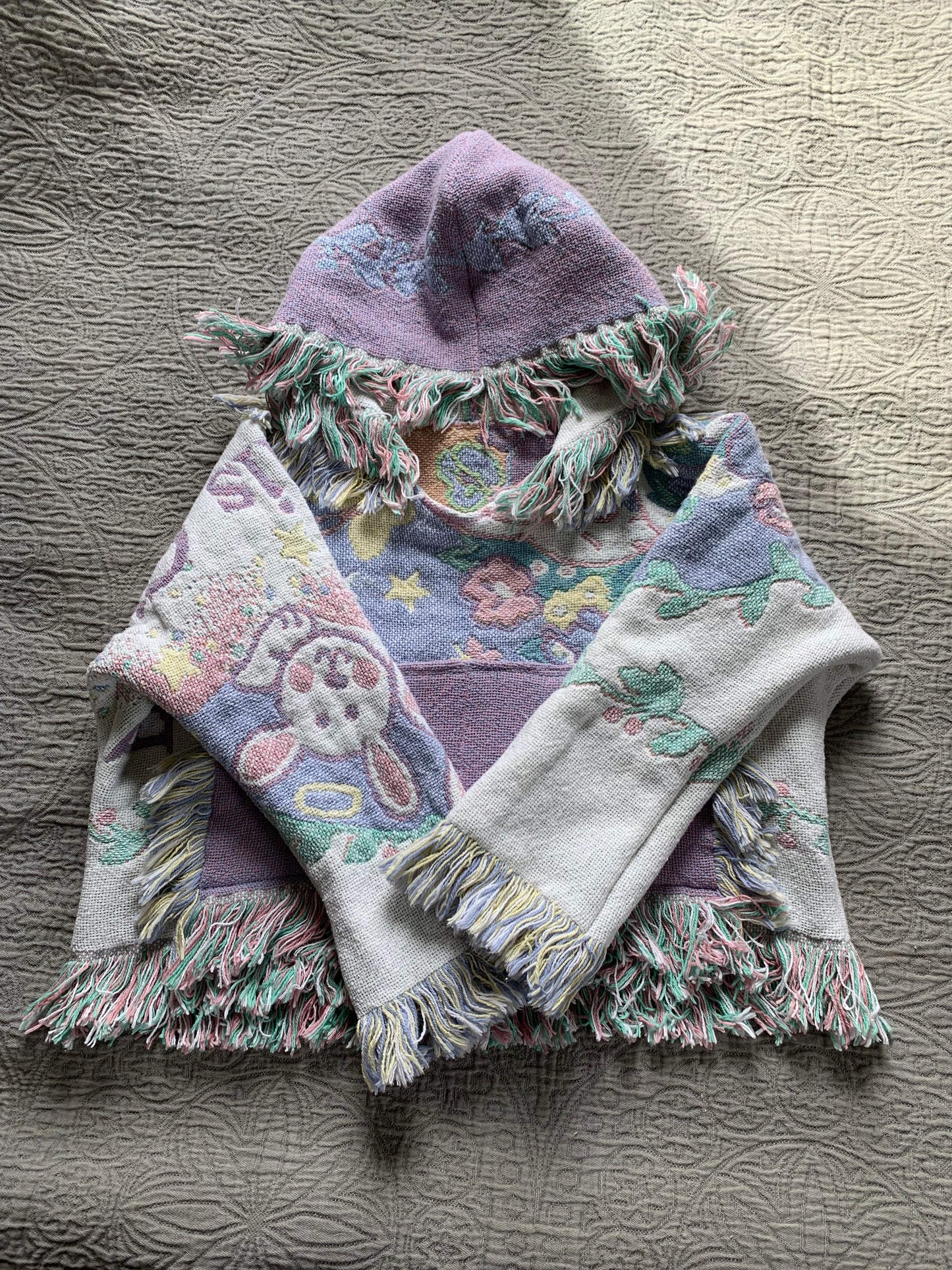 Kids Woven Blessing Hoodie