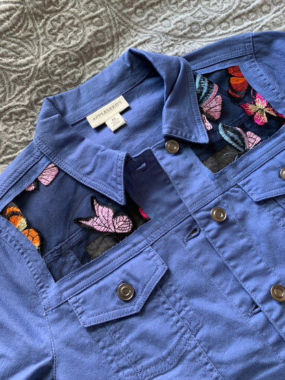 Purple Denim Butterflies [L]