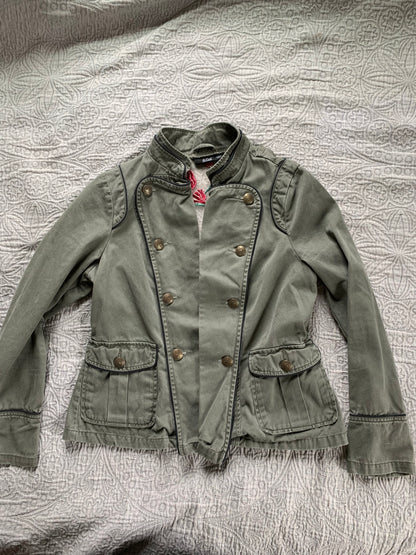 Green Denim Roses [L]