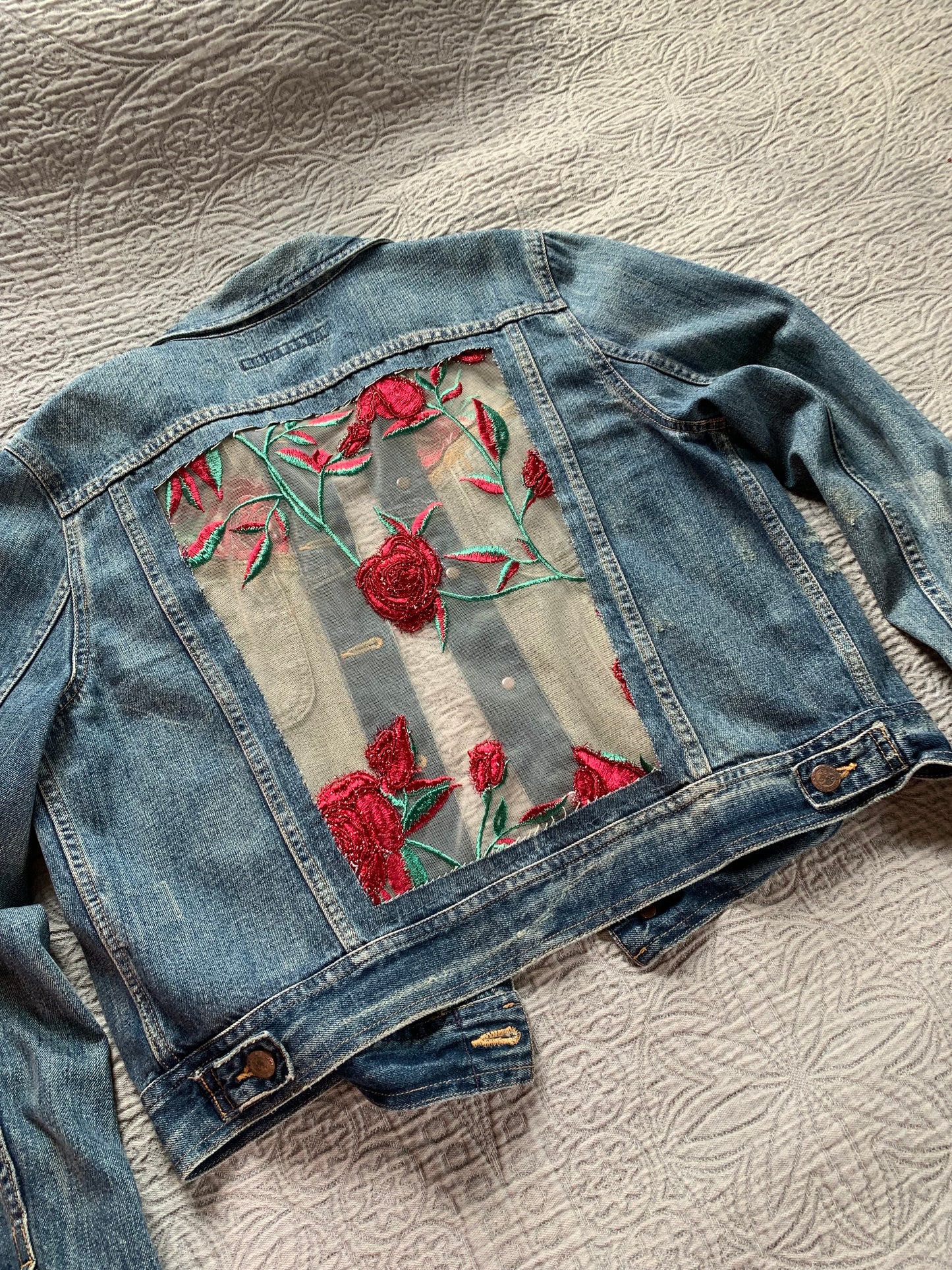 Denim Roses [Men's L]