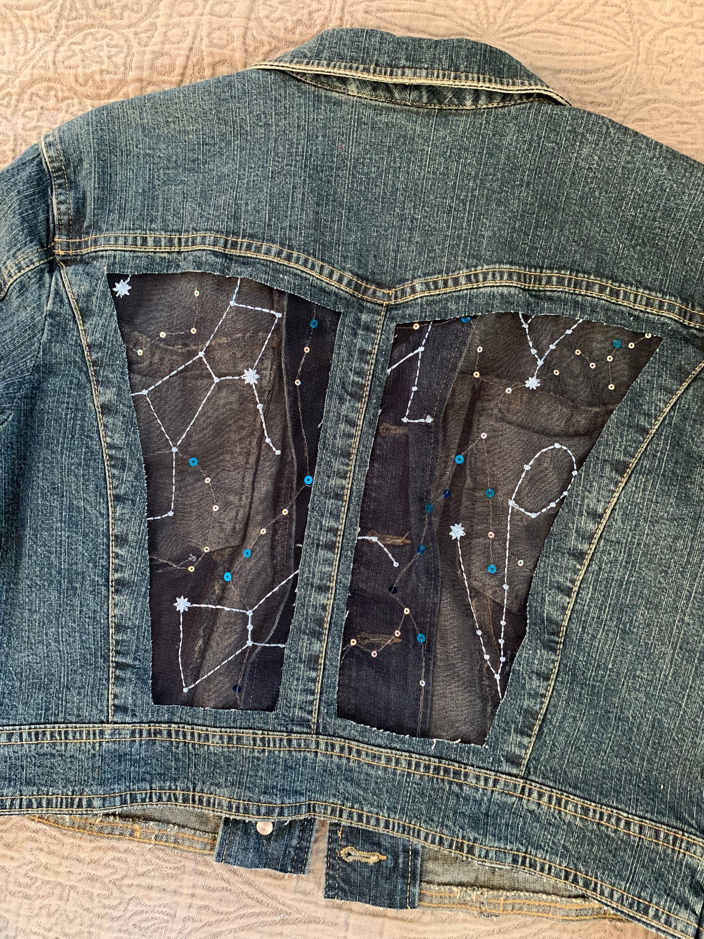 Cropped Denim Constellations [L]