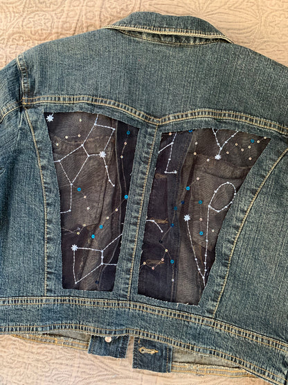 Cropped Denim Constellations [L]