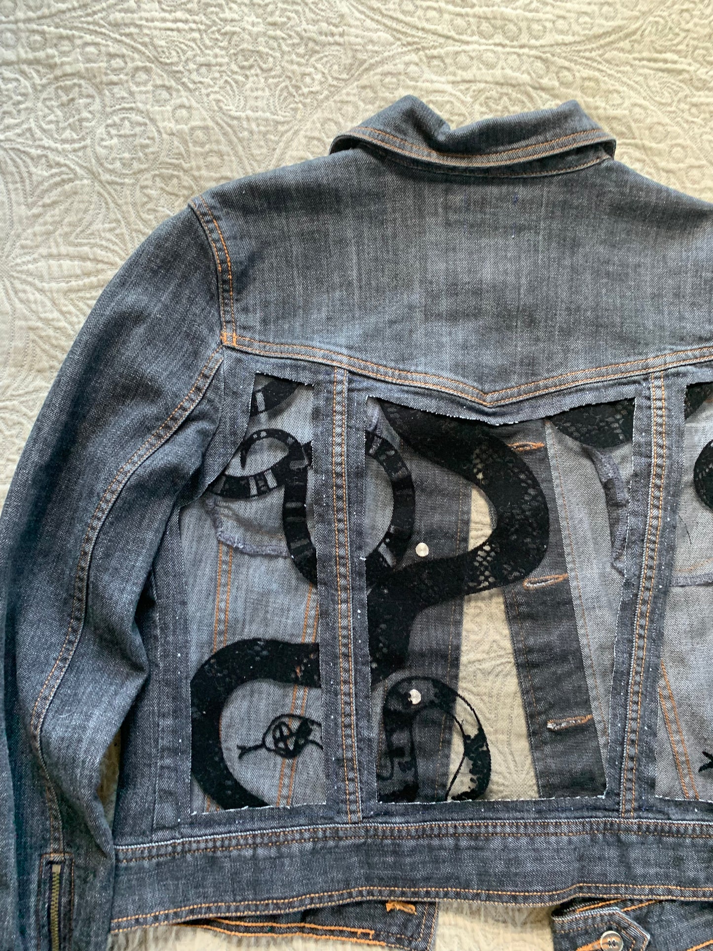 Dark Denim Snake Jacket [M]