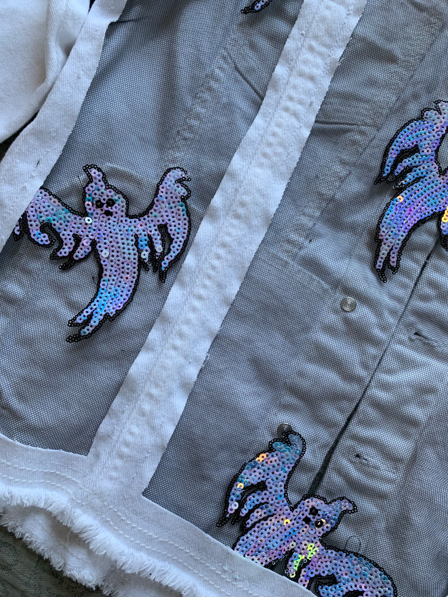 White Denim Ghost Jacket [L]