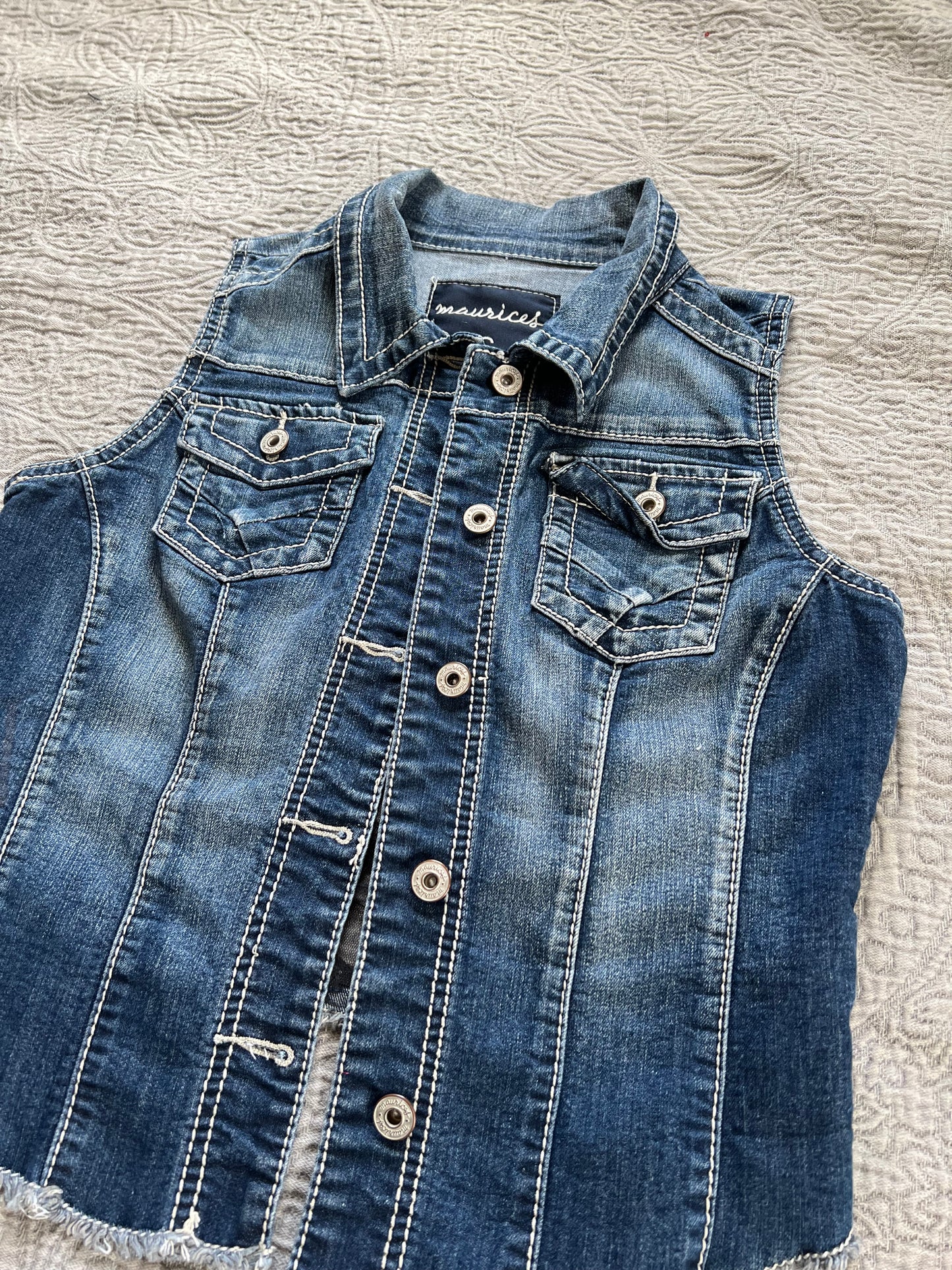 Denim Snake Vest [S]