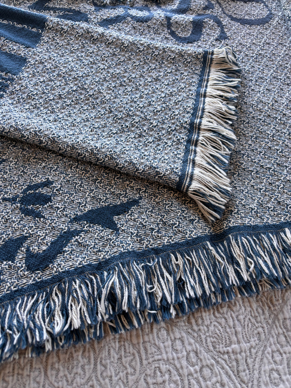 Blue Home Sweet Home Blanket Hoodie [3X]