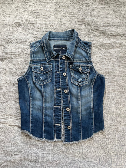 Denim Snake Vest [S]