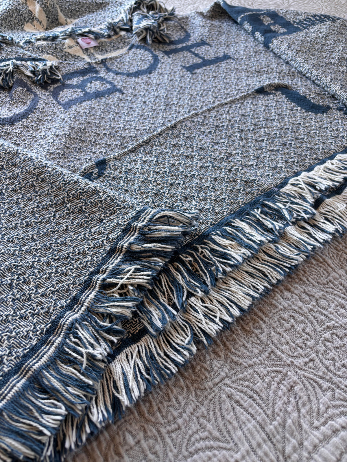 Blue Home Sweet Home Blanket Hoodie [3X]