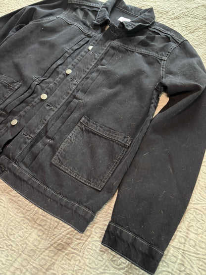 Black Denim Snakes Jacket [XL]