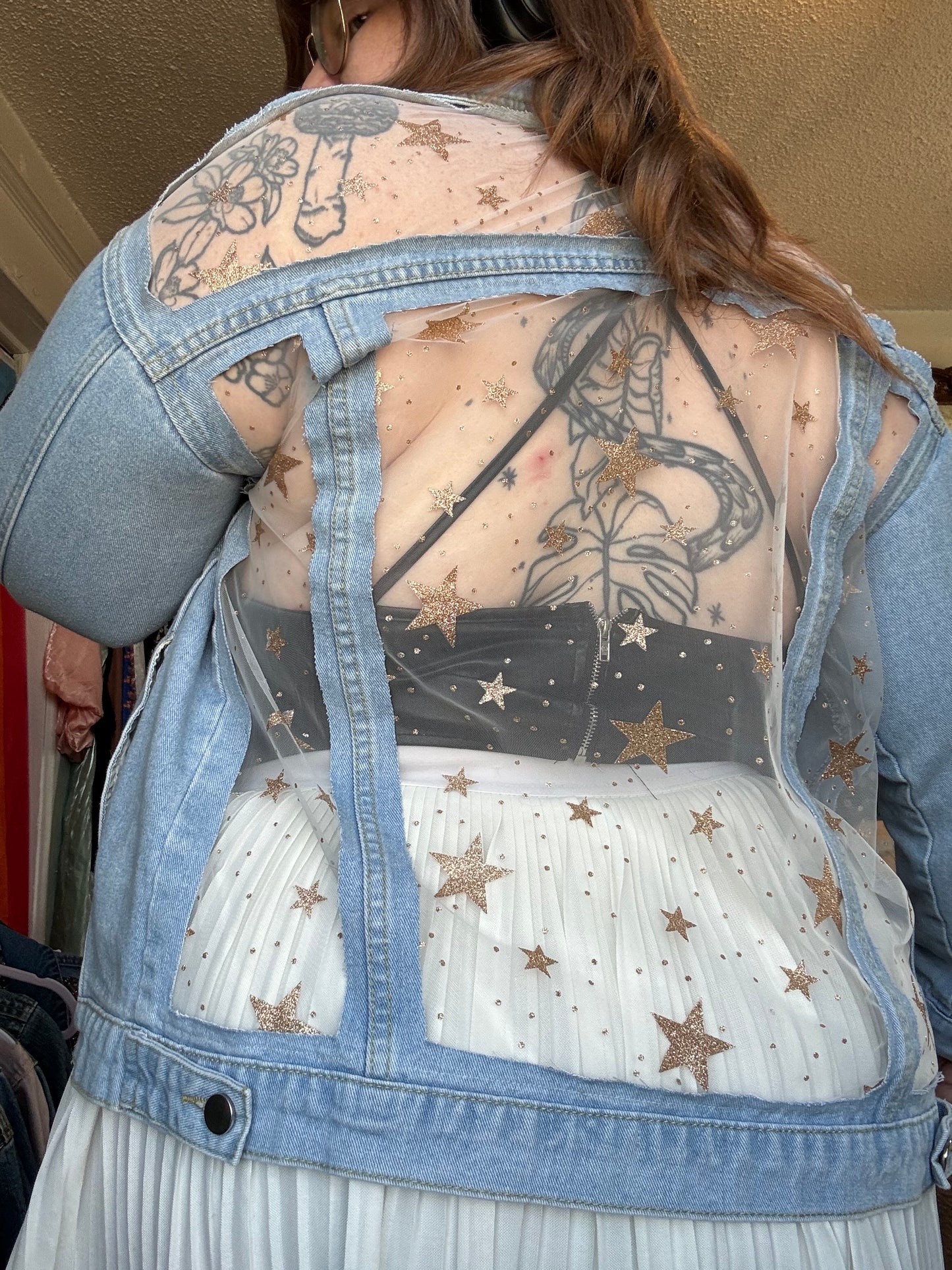 Light Wash Stars Jacket [XL]