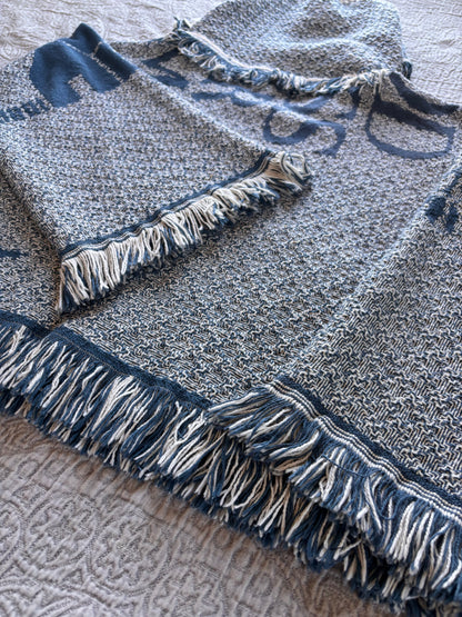 Blue Home Sweet Home Blanket Hoodie [3X]