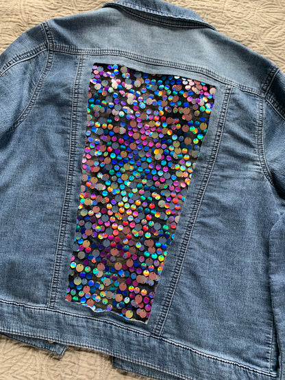 Soft Denim Sequin Jacket [M]