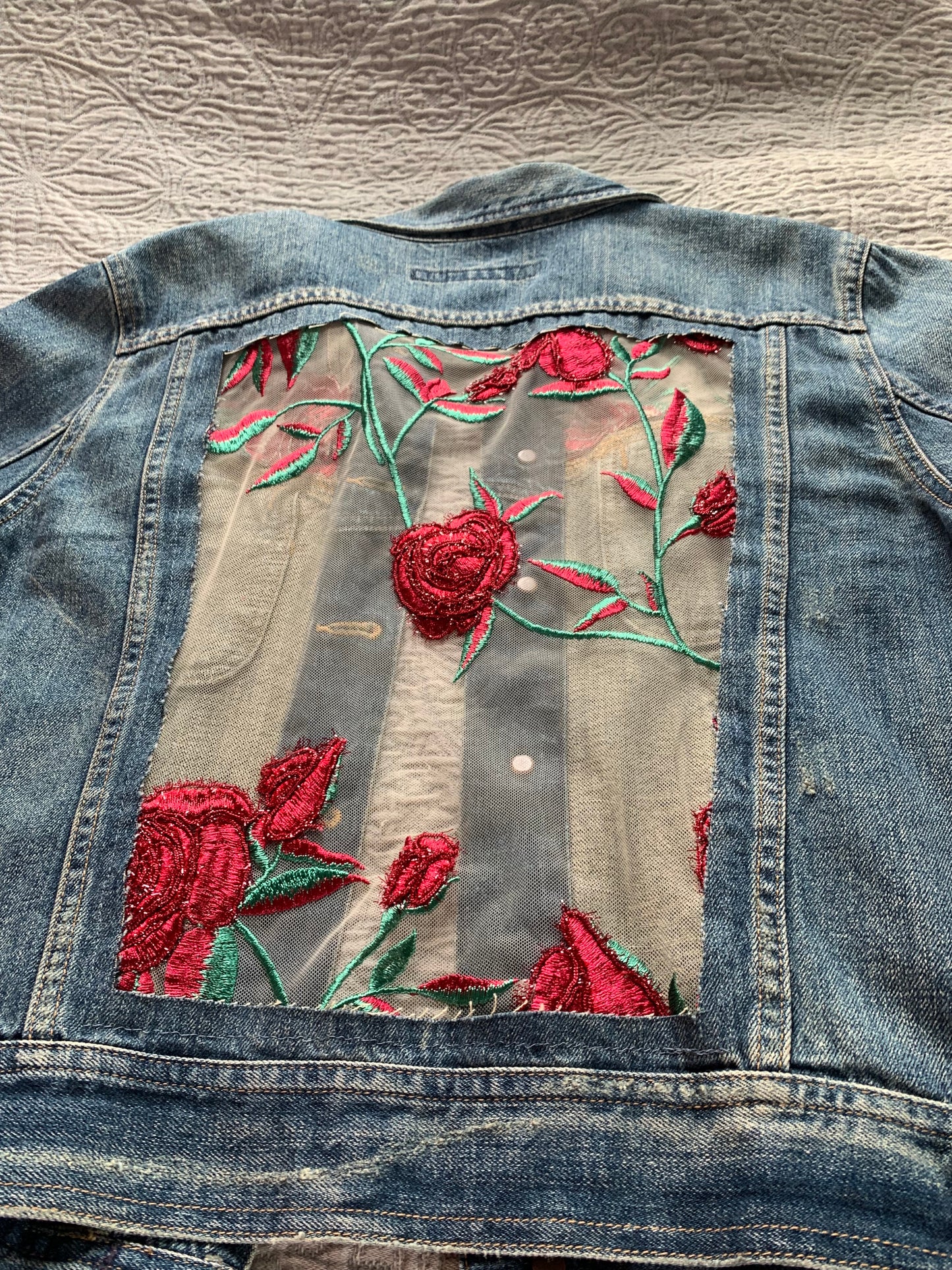 Denim Roses [Men's L]