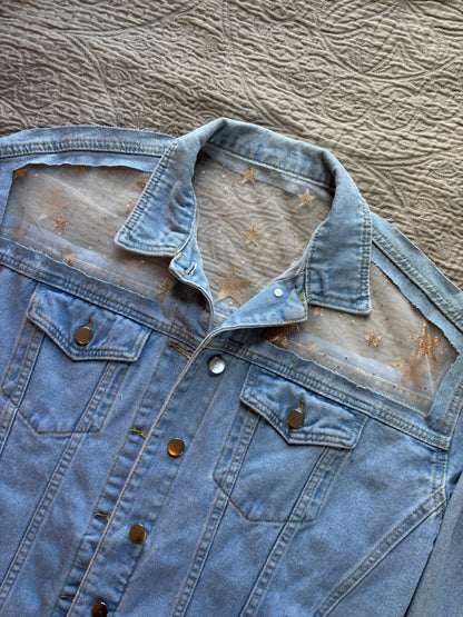 Light Wash Stars Jacket [XL]