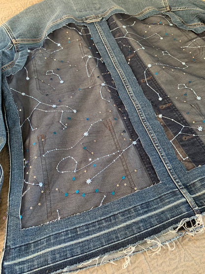 Large Pocket Denim Constellations [0X]
