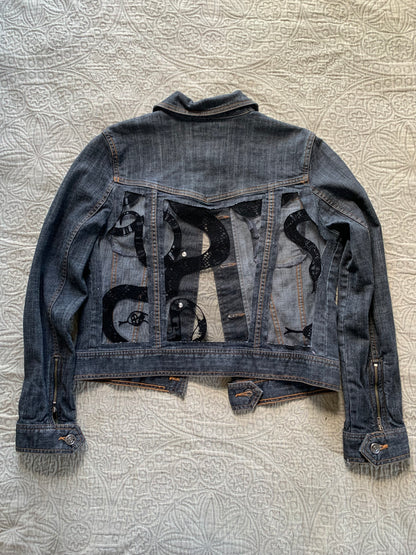 Dark Denim Snake Jacket [M]