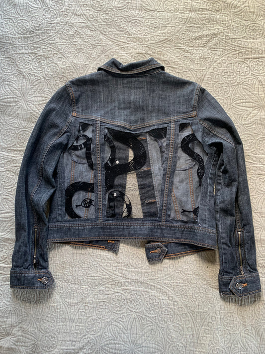 Dark Denim Snake Jacket [M]