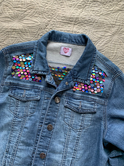 Soft Denim Sequin Jacket [M]