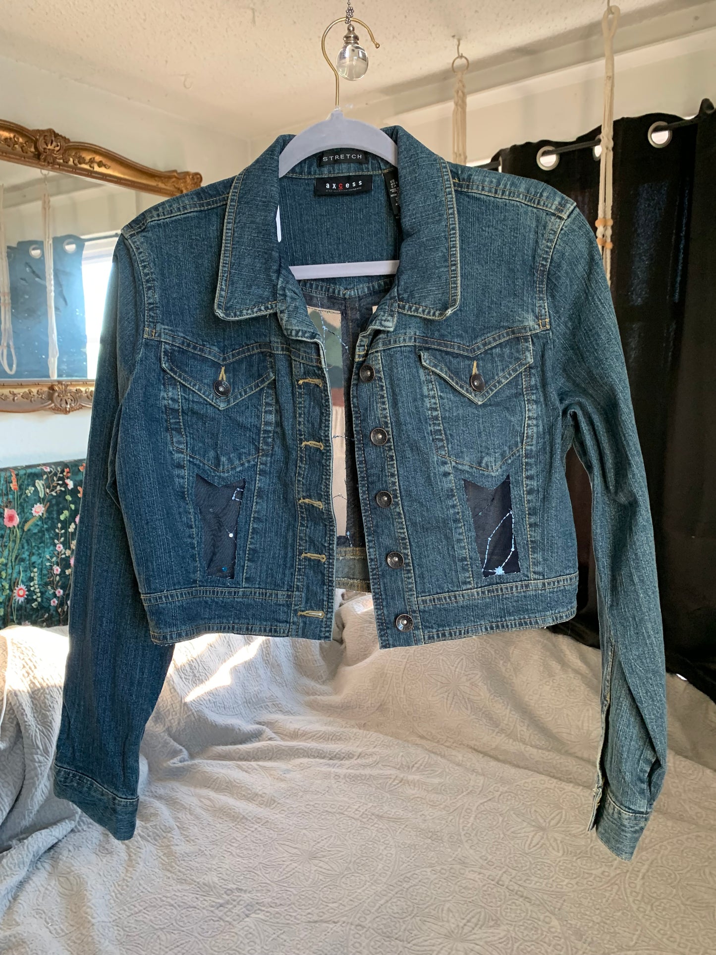 Cropped Denim Constellations [L]