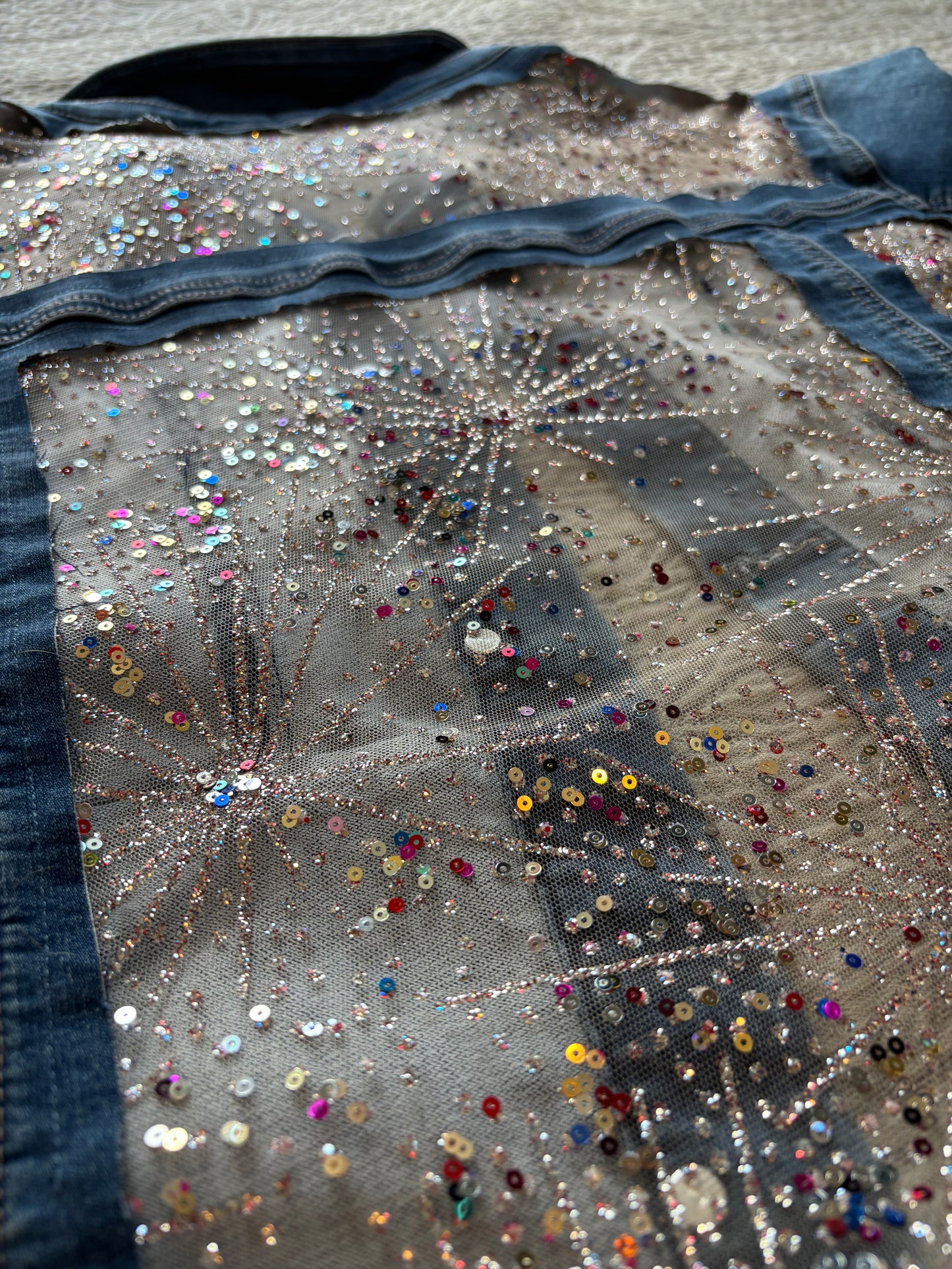 Denim Fireworks Jacket [3X]