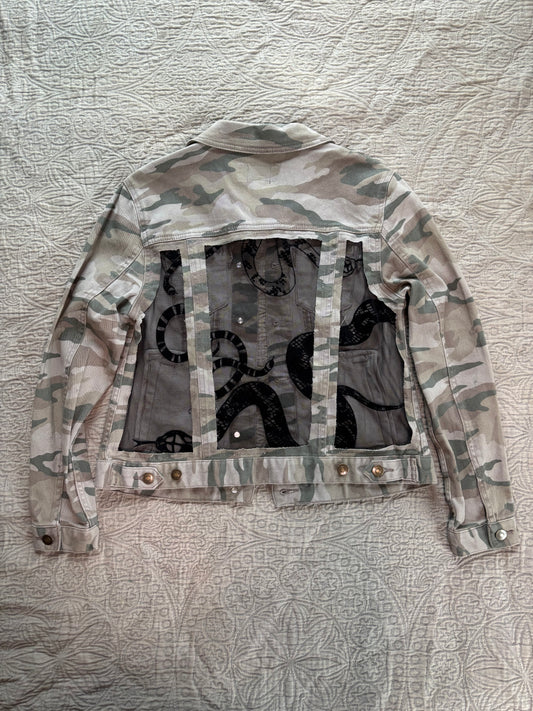 Camo Denim Snake Jacket [M]