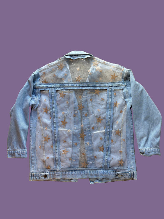Light Wash Stars Jacket [XL]