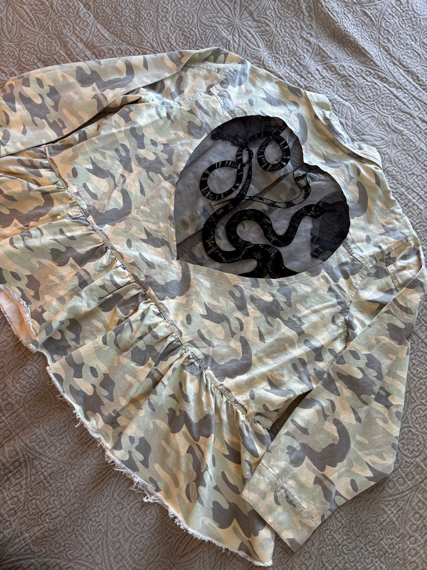 Camo Denim Snakes Jacket [4X]