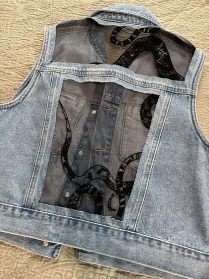 Denim Snakes Vest [L]