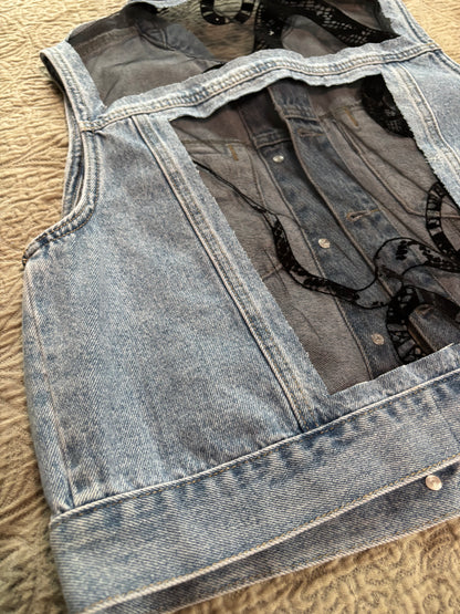 Denim Snakes Vest [L]