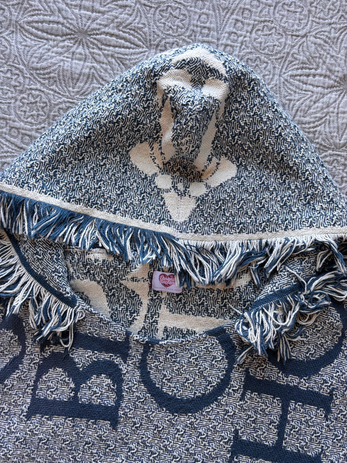 Blue Home Sweet Home Blanket Hoodie [3X]