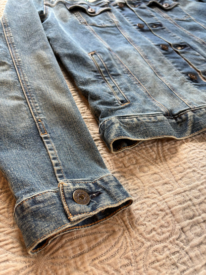 Denim Roses Jacket [0X]