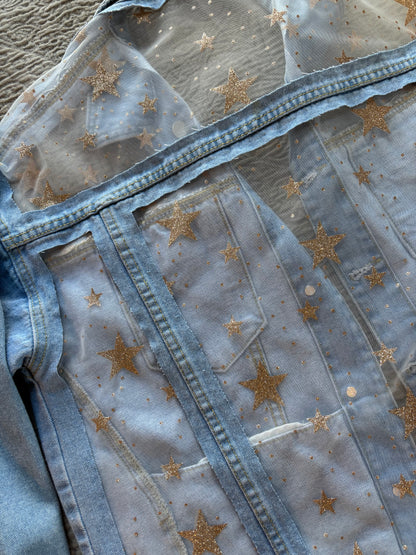 Light Wash Stars Jacket [XL]