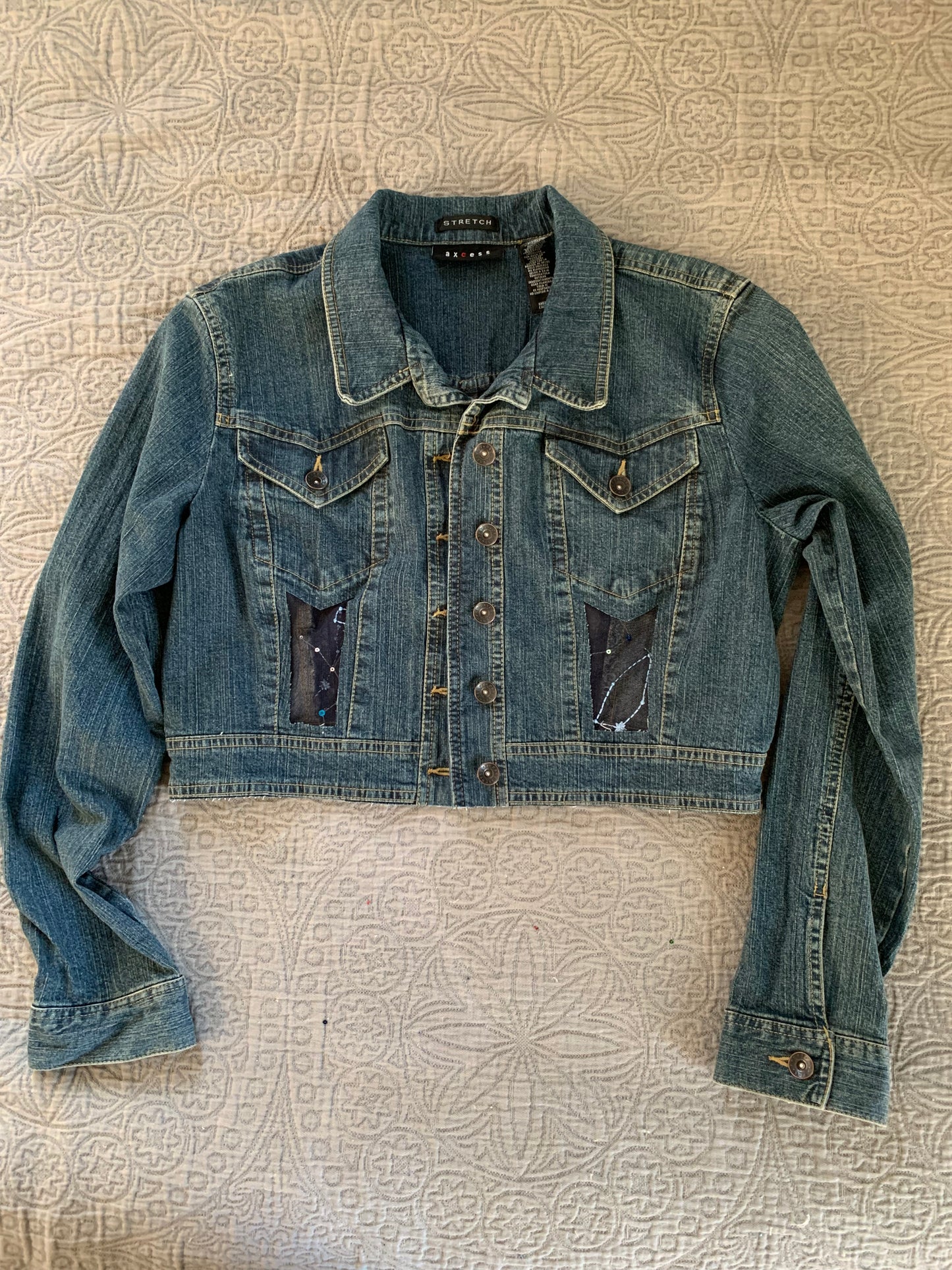 Cropped Denim Constellations [L]