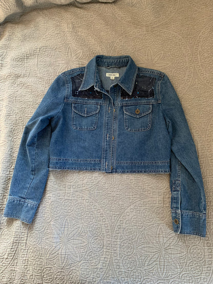 Cropped Denim Constellations [M]