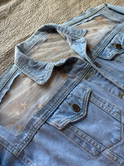 Light Wash Stars Jacket [XL]