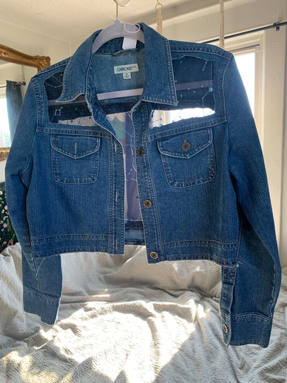 Cropped Denim Constellations [M]