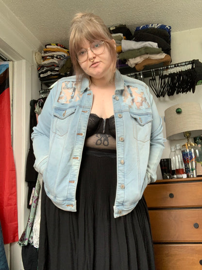 Light Wash Denim Butterflies [2X]
