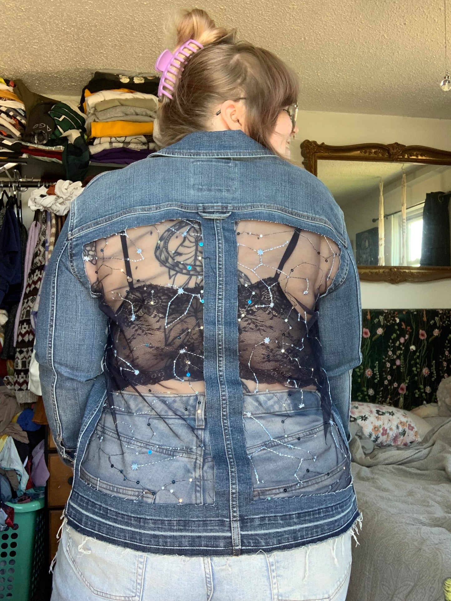 Large Pocket Denim Constellations [0X]