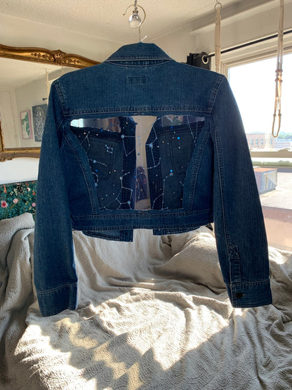 Cropped Denim Constellations [M]