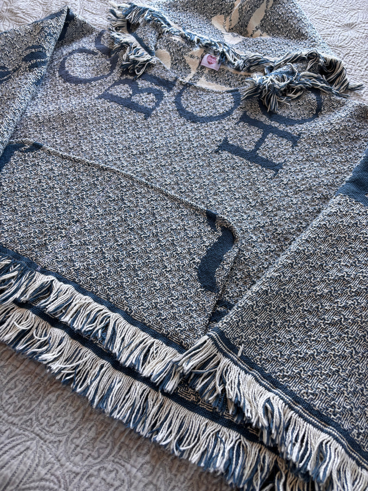 Blue Home Sweet Home Blanket Hoodie [3X]