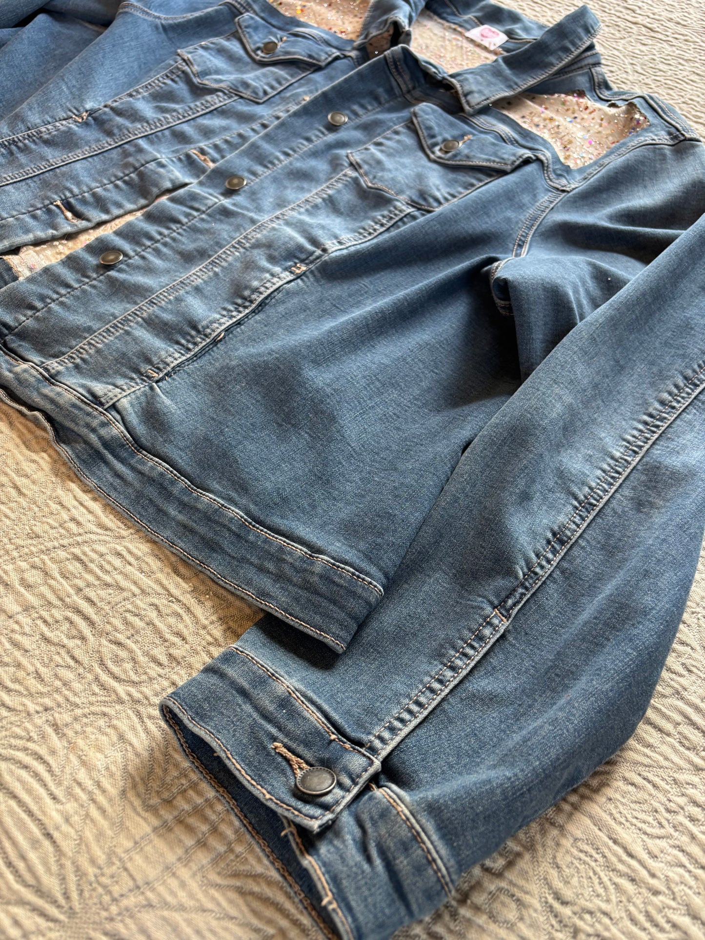 Denim Fireworks Jacket [3X]
