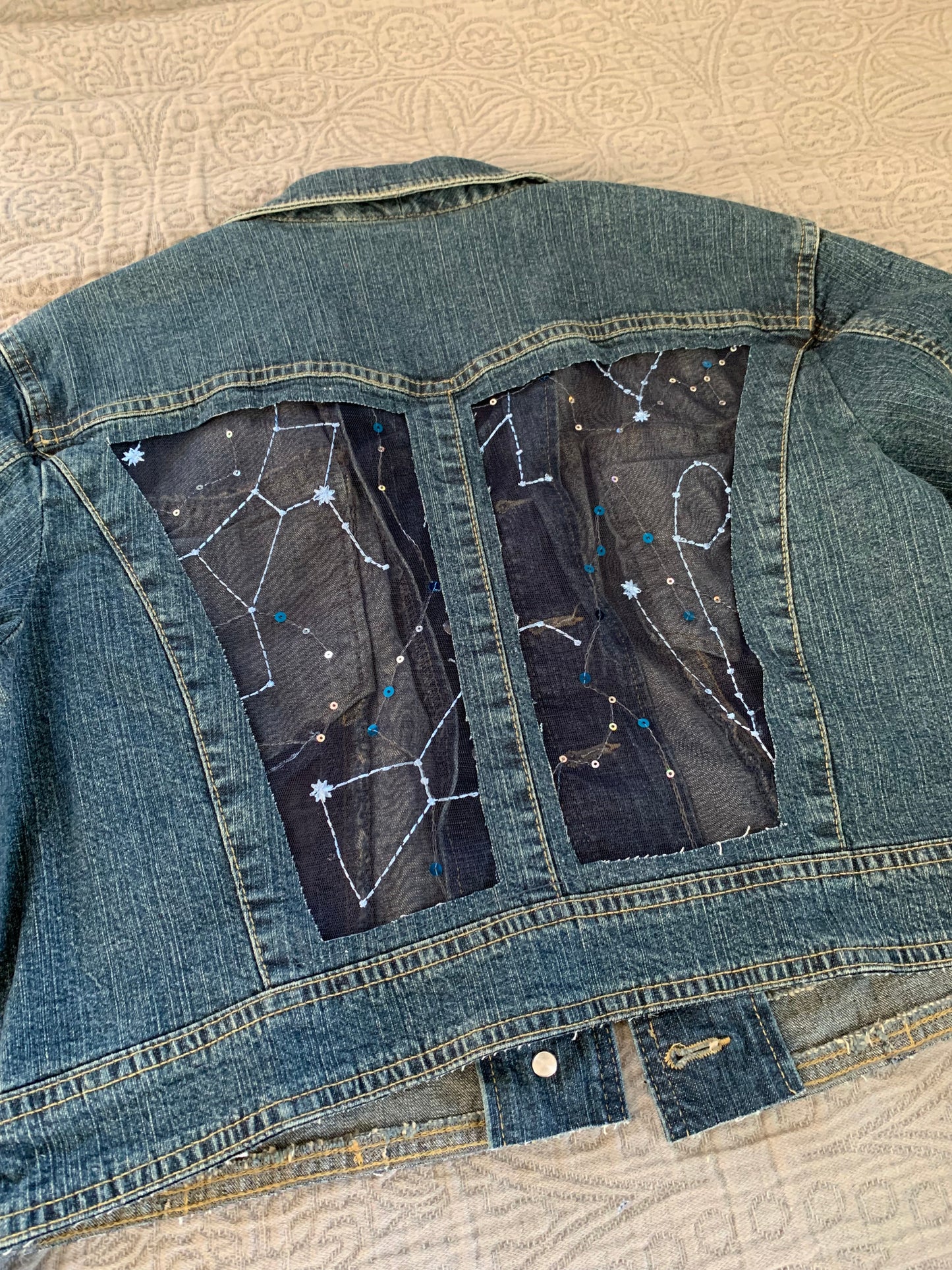Cropped Denim Constellations [L]