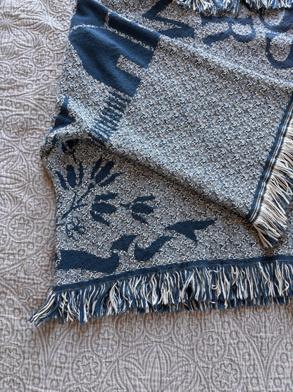 Blue Home Sweet Home Blanket Hoodie [3X]
