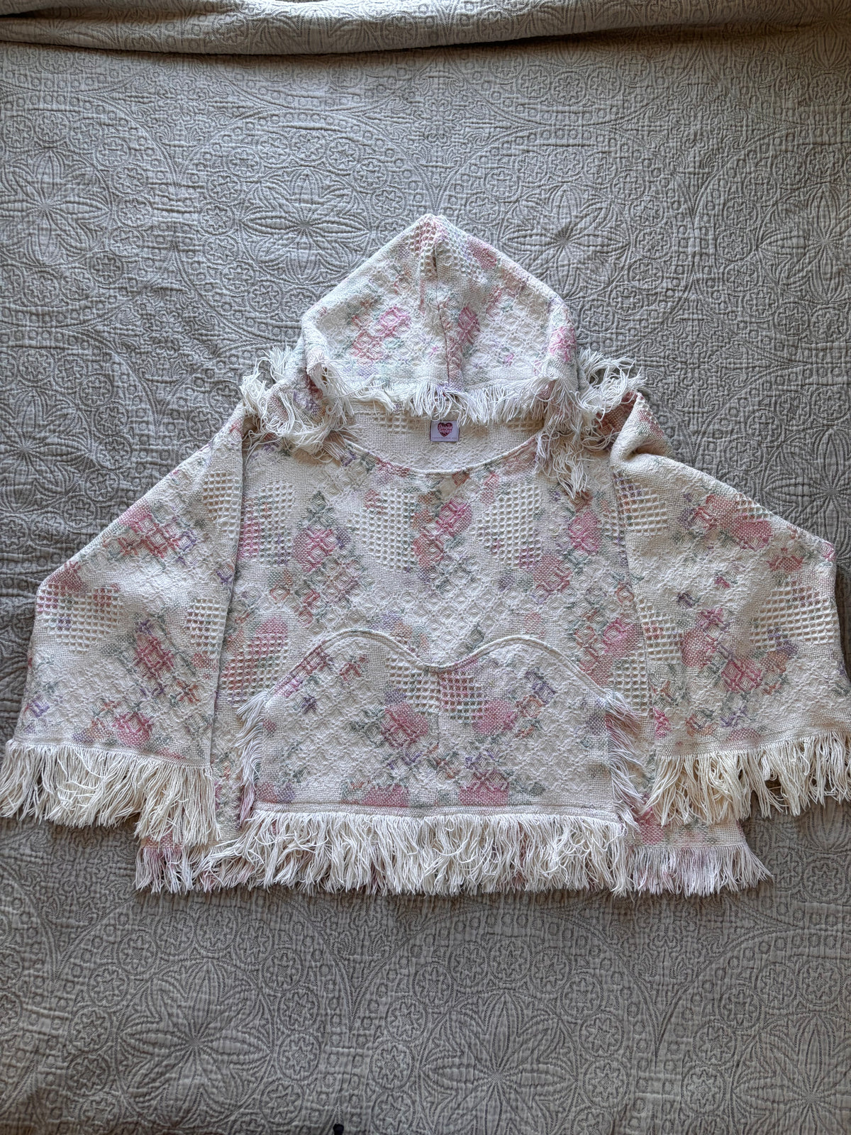 Pink Hearts Blanket Hoodie [3X]