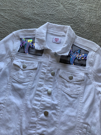 White Denim Ghost Jacket [L]