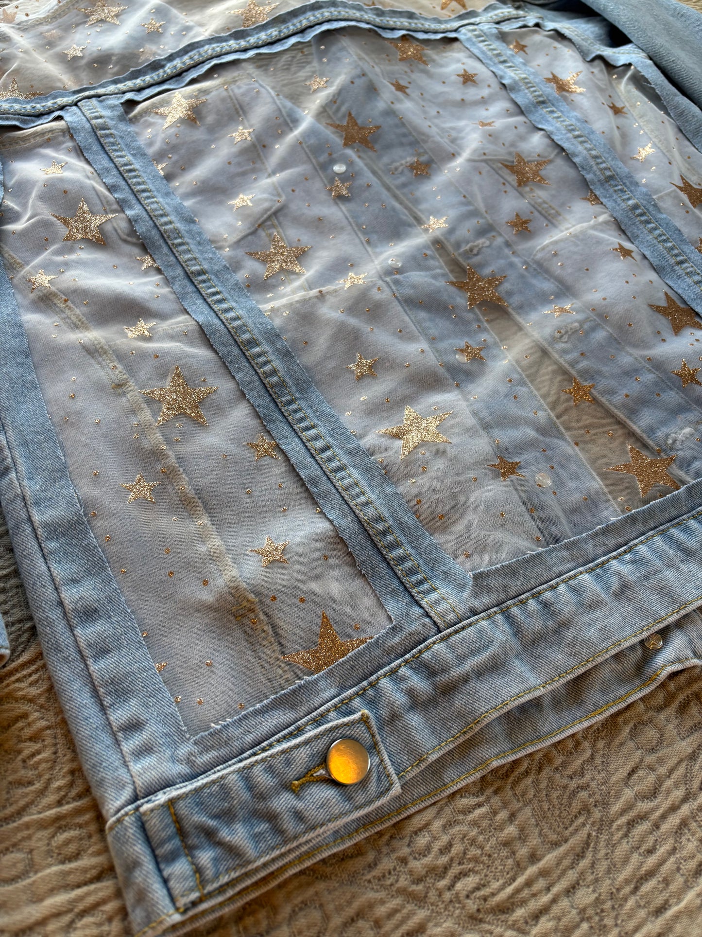 Light Wash Stars Jacket [XL]
