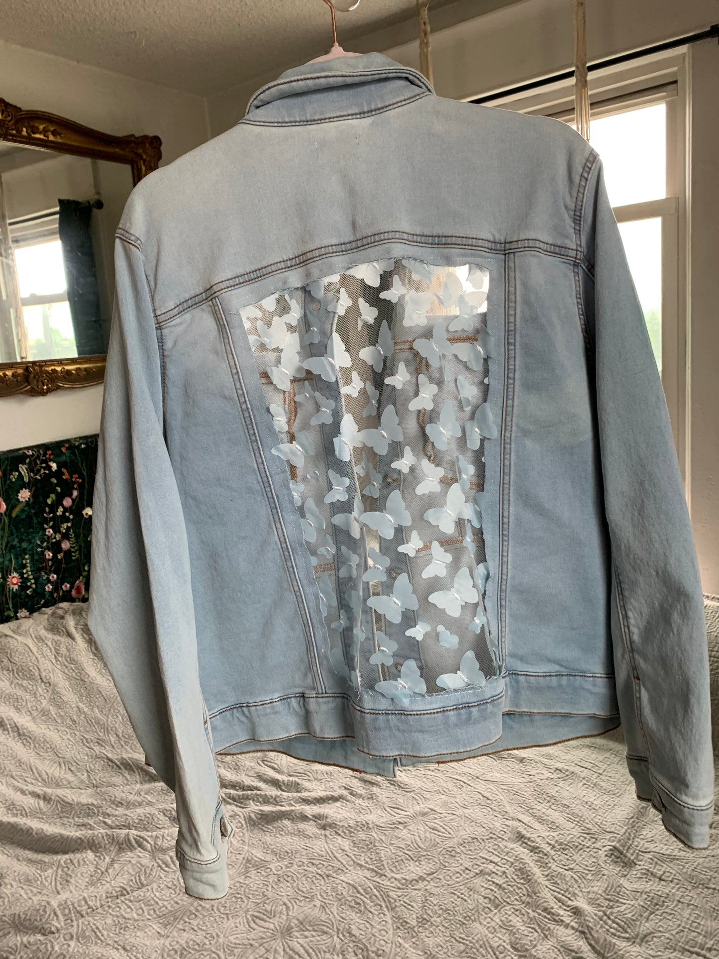 Light Wash Denim Butterflies [2X]